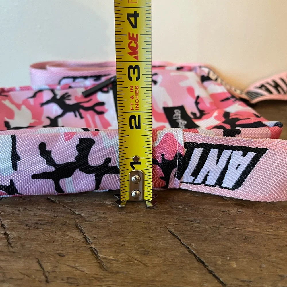 Anti Social Social Club Pink Camo Get Weird Cross Body Bag